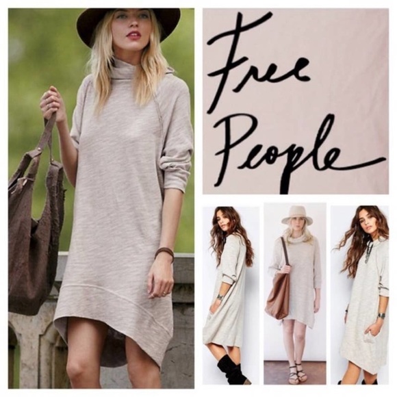 Free People Dresses & Skirts - FREE PEOPLE TERRI’S COCOON DRESS in Oatmeal